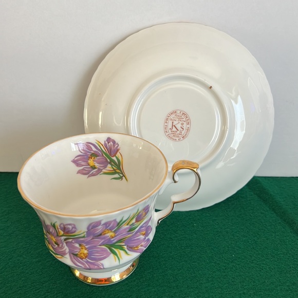 Fine Bone China Tea Cup Royal Windsor - Prairie Crocus - Picture 6 of 6